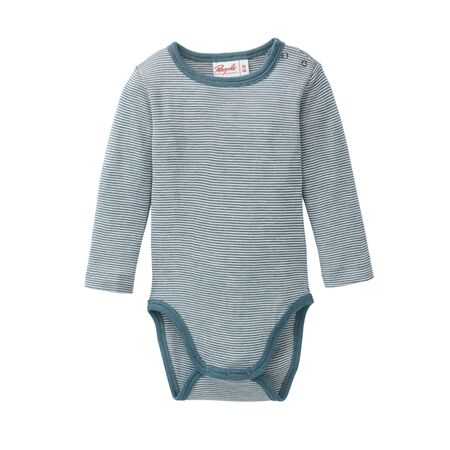 People Wear Organic Baby Wolle-Seide Body geringelt