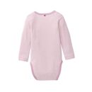 People Wear Organic Baby Wolle-Seide Body flieder geringelt 98/104