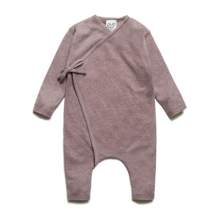 puri organic Baby Overall Doppelstrick in Zimt