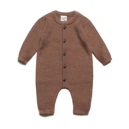 puri organic Baby Overall Perlfangstrick