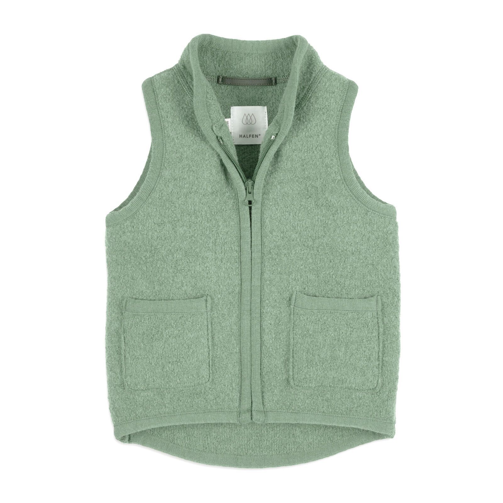 HALFEN Kinder Weste Walk sage 110/116