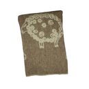 ISLAND WOLLPARADIES Kinder Decke Schaf beige/wei