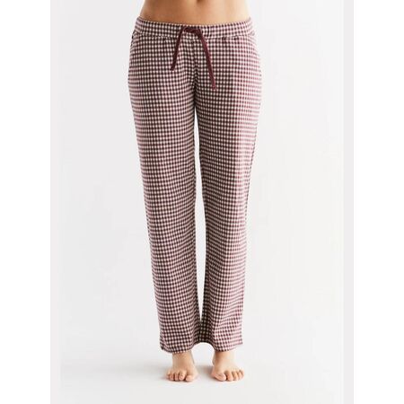 Leela Cotton Damen Hose Jacquard kariert