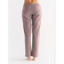 Leela Cotton Damen Hose Jacquard kariert