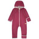 loud + proud Baby Overall Wollfleece rouge 62/68