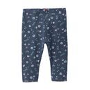 People Wear Organic Baby Hose indigoblau Blmchen