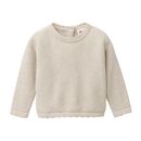 People Wear Organic Baby Pullover Strick kitt melange 98/104