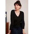 King Louie Damen Strickjacke Cardi V Heart Ajour