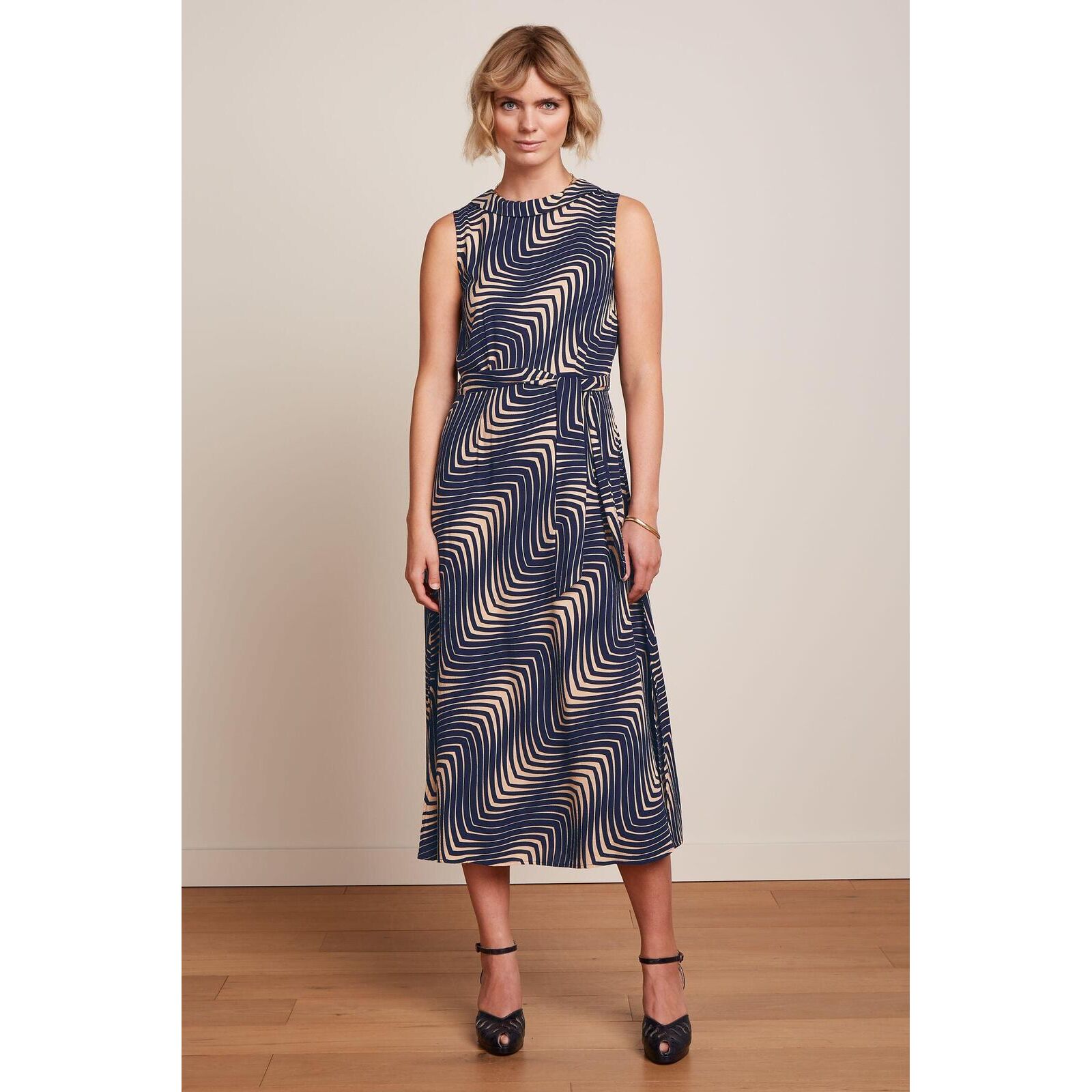 King Louie Kleid Cloe evening blue