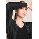 King Louie Damen Strickjacke Valentina Spiro black L