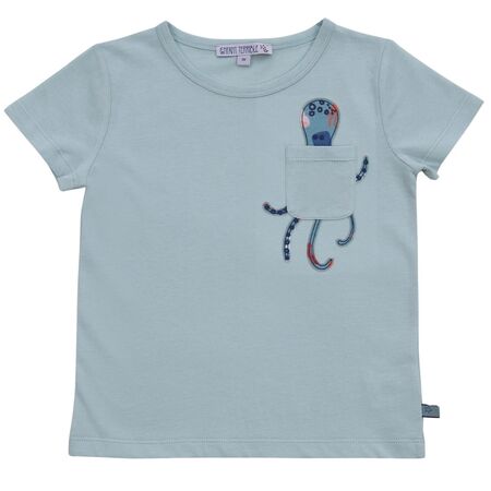 ENFANT TERRIBLE Kinder T-Shirt Oktopus pale turquoise