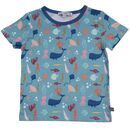 ENFANT TERRIBLE Kinder T-Shirt Meerestier turquoise-jeans