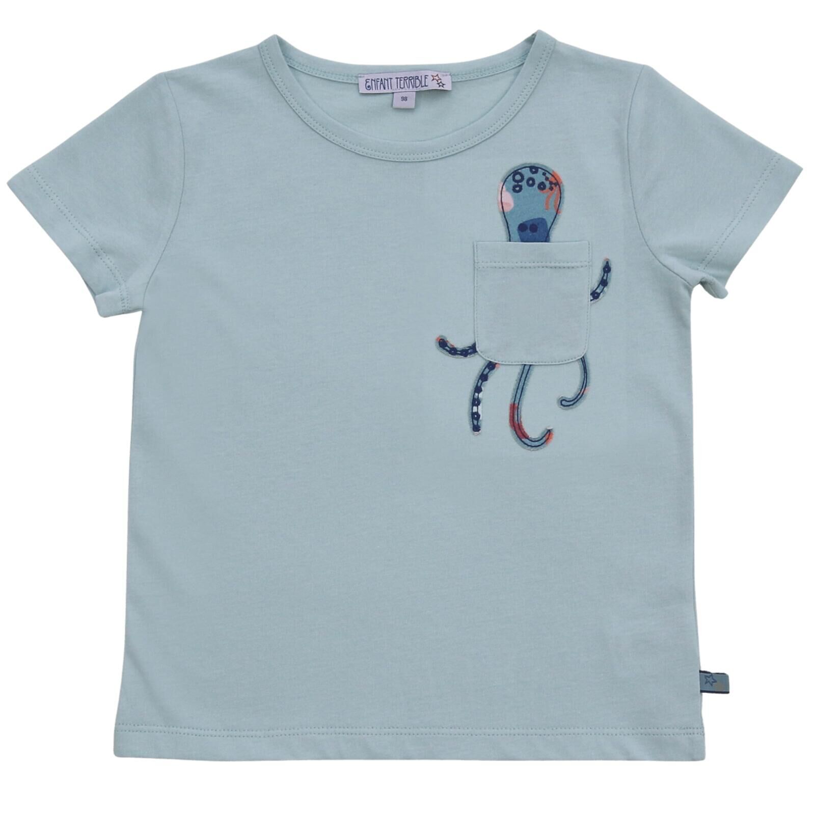 ENFANT TERRIBLE Kinder T-Shirt Oktopus pale turquoise 104