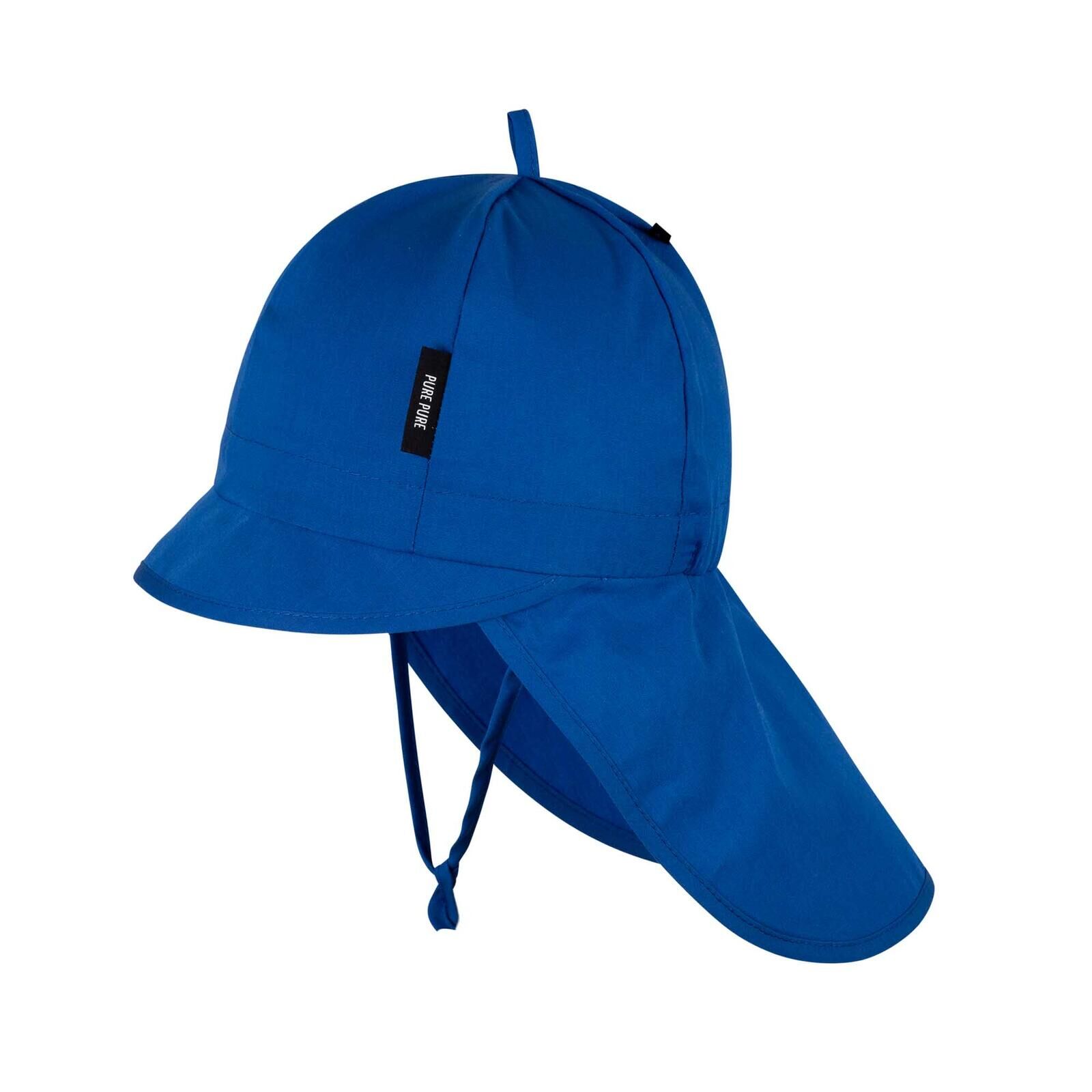 PURE PURE  Kinder Sonnenhut Mini-Nackenschutz UV ink-blue 45