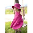 PURE PURE Kinder Kleid Leinen magenta 86
