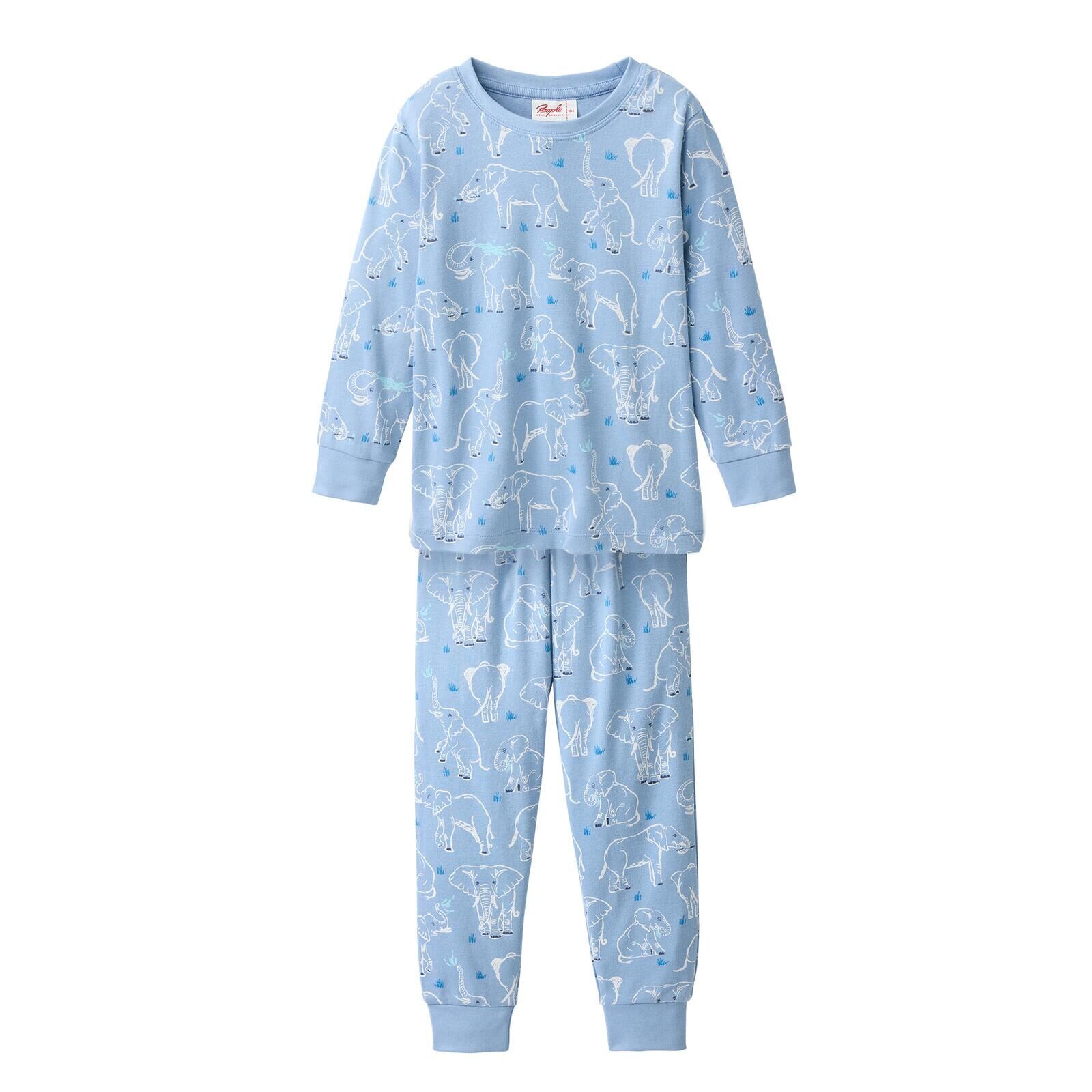 People Wear Organic Kinder Schlafanzug Elefant 98