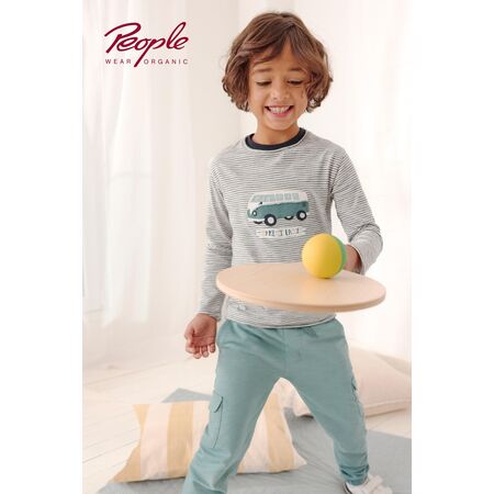 People Wear Organic Kinder Shirt langarm natur...