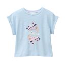 People Wear Organic Kinder Shirt kurzarm hellblau/Rollschuh