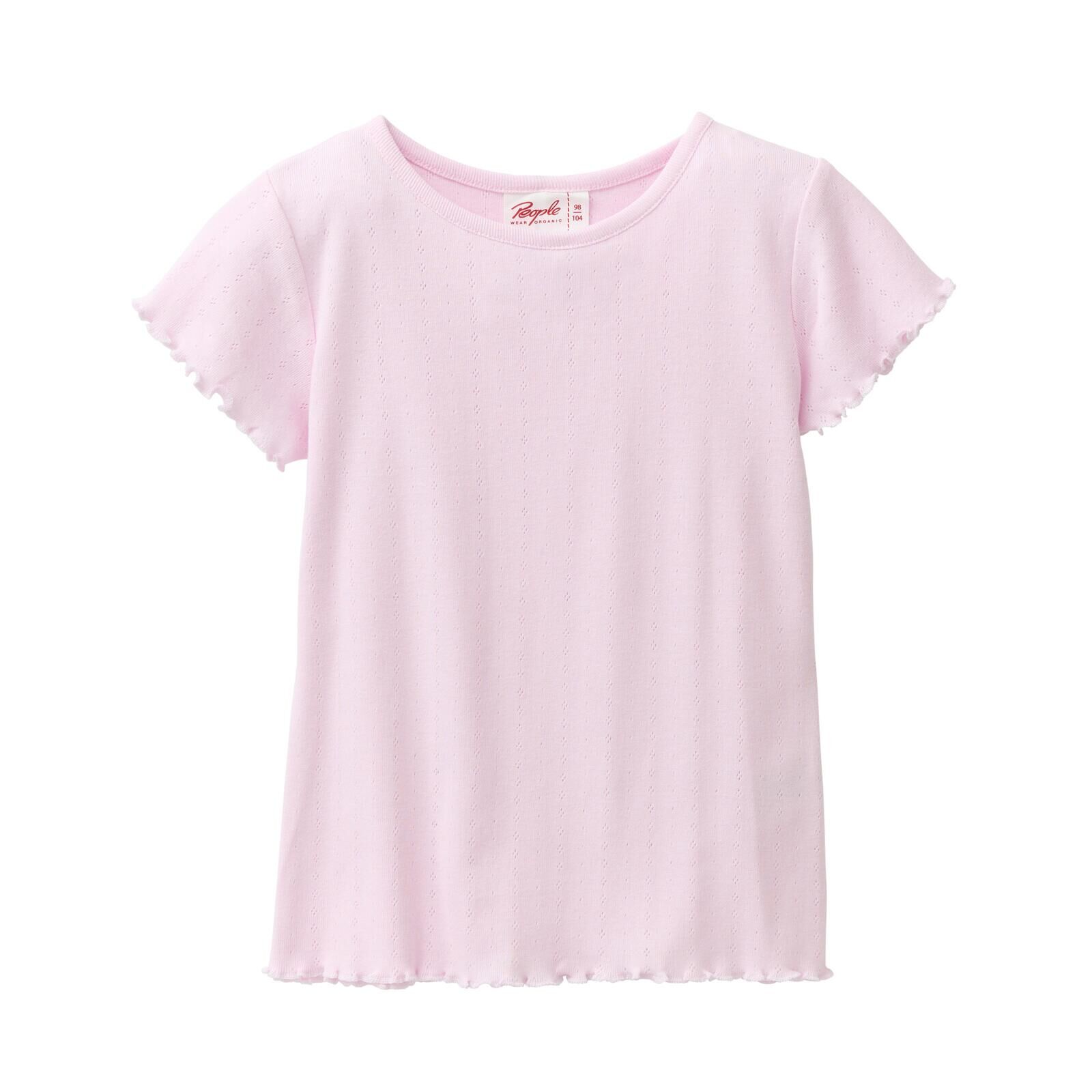 People Wear Organic Kinder Shirt kurzarm rosa