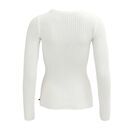 People Wear Organic Damen Pullover Rippstrick wei S