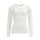 People Wear Organic Damen Pullover Rippstrick wei L