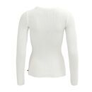 People Wear Organic Damen Pullover Rippstrick wei L