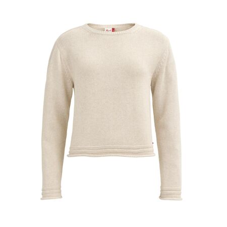 People Wear Organic Damen Pullover Strick kitt melange