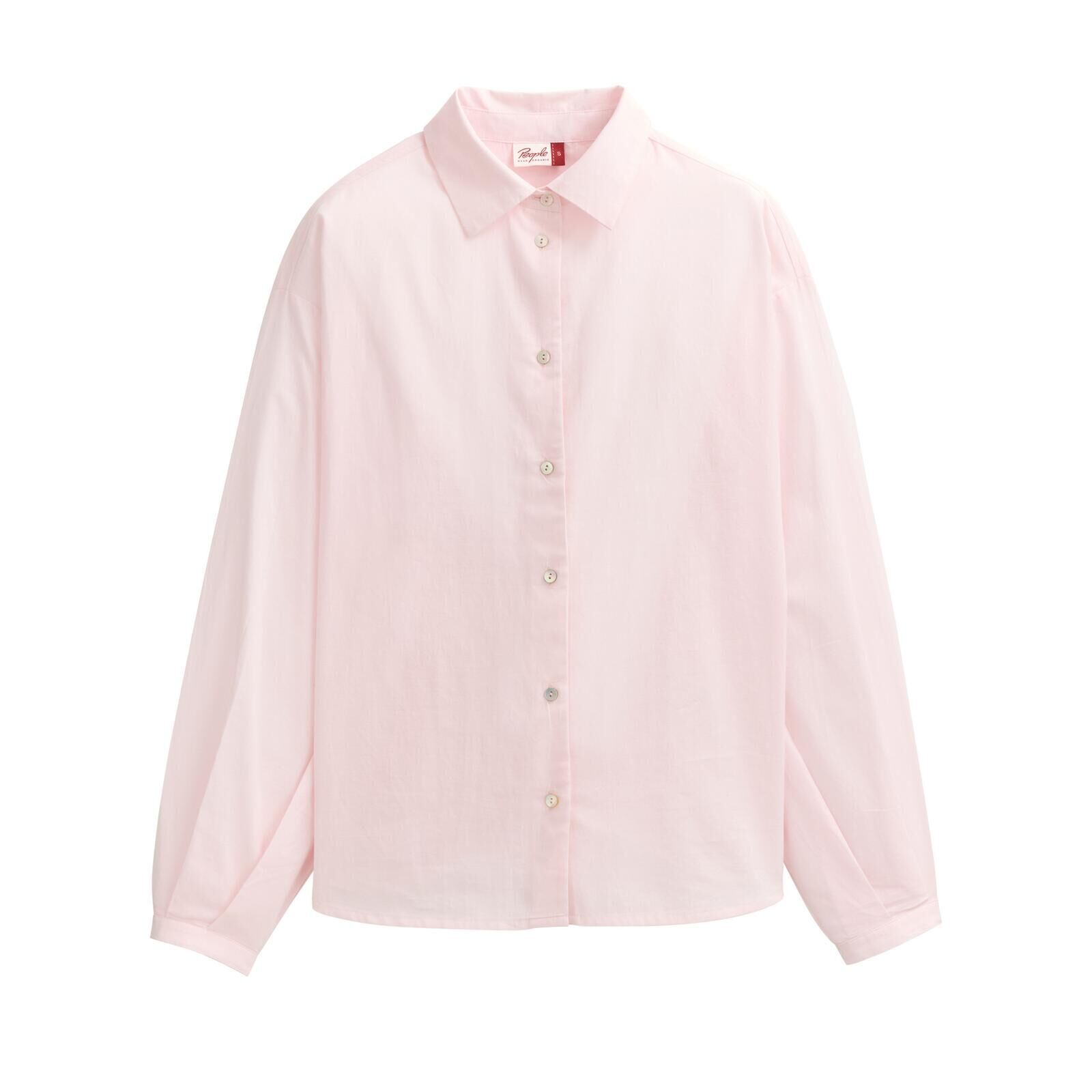 People Wear Organic Damen Bluse puder rosa M