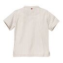 People Wear Organic Baby Hemd kurzarm sand gestreift 62/68