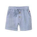 People Wear Organic Baby Shorts Musselin taubenblau 62/68