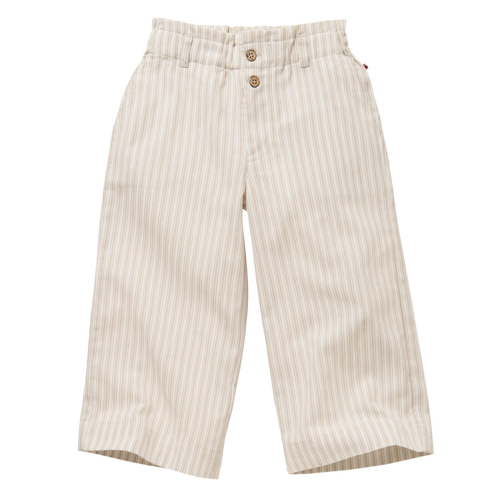 People Wear Organic Kinder Hose 7/8 sand gestreift 110