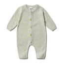 puri organic Baby Overall mit Seide