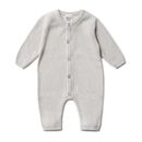 puri organic Baby Overall mit Seide