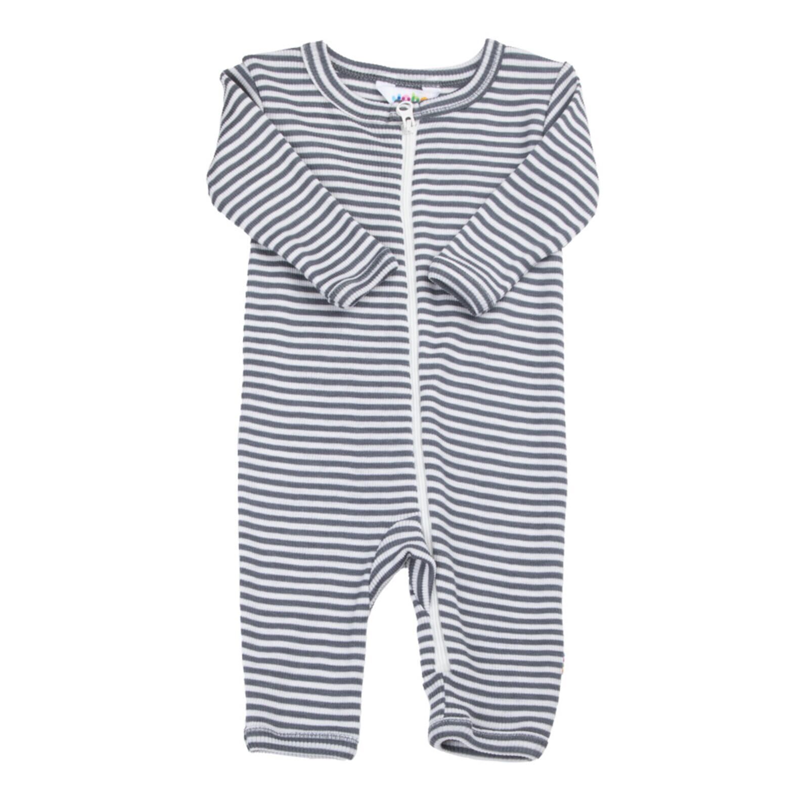 Joha Baby Overall Wolle/Seide dunkelgrau Ringel 50