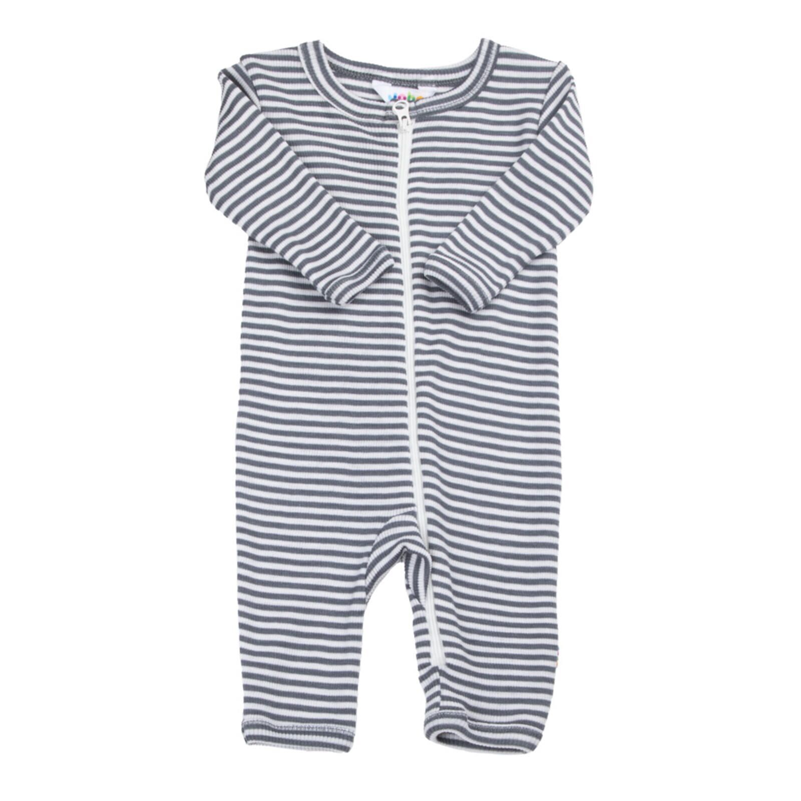 Joha Baby Overall Wolle/Seide dunkelgrau Ringel 80