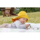 Pickapooh Kinder Sonnenhut Feuerwehr Strick Streifen golden yellow (UV60) 44