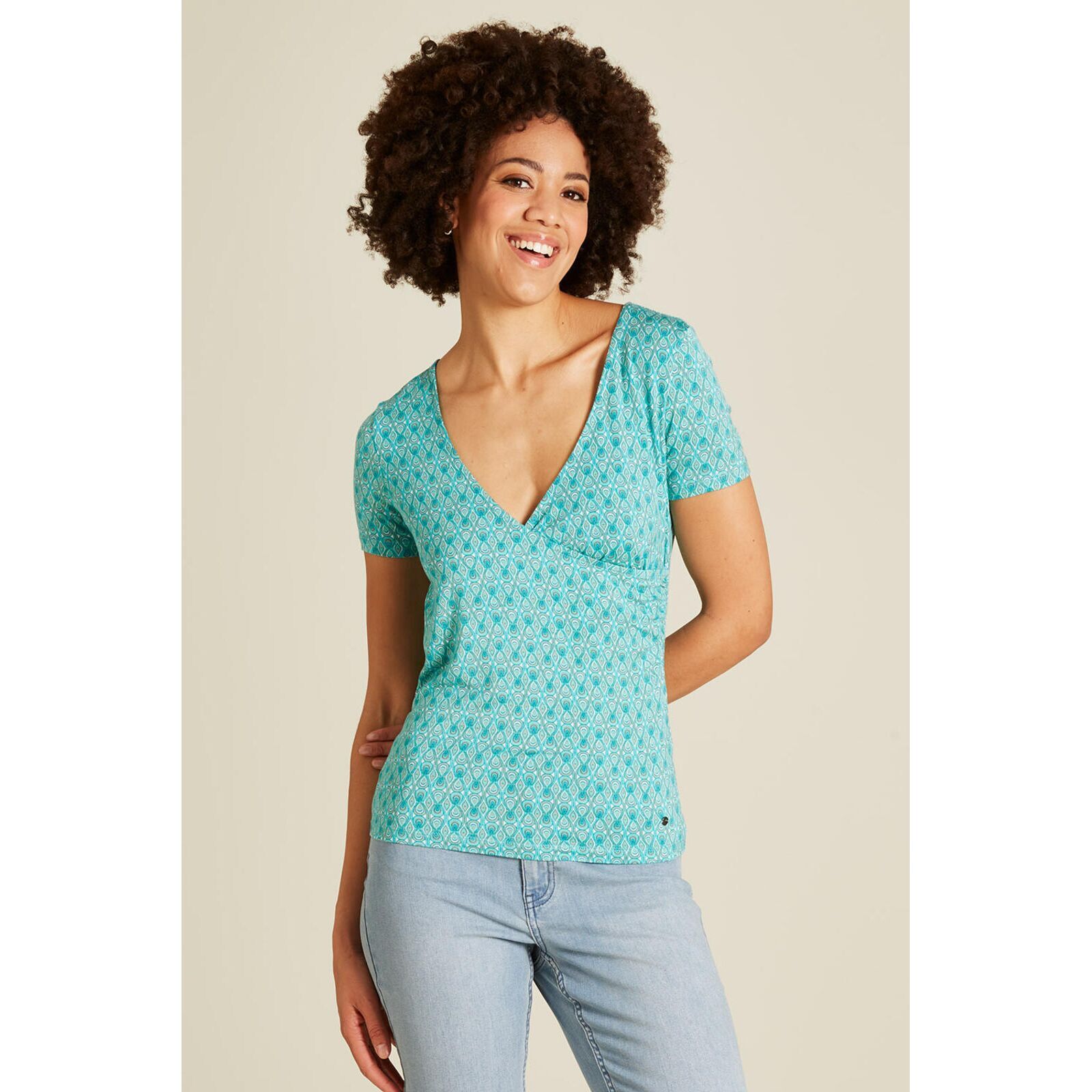 Tranquillo Damen Top Jersey lagoon XS