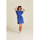 Tranquillo Damen Kleid Ajour-Jersey dazzling blue