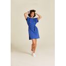 Tranquillo Damen Kleid Ajour-Jersey dazzling blue L