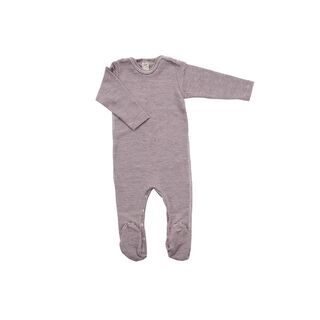 Lilano Baby Overall/Body langarm Wolle Seide Ringel