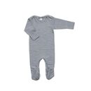 Lilano Baby Overall/Body langarm Wolle Seide Ringel