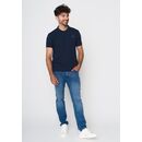 GREENBOMB Herren Poloshirt LIFESTYLE RUN Strike navy