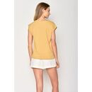 GREENBOMB Damen T-Shirt BASIC Timid golden stripes
