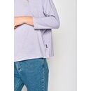 GREENBOMB Damen Shirt 3/4 Arm BASIC Simper lilac