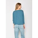 GREENBOMB Damen Shirt 3/4 Arm BASIC Simper sloppy blue
