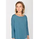 GREENBOMB Damen Shirt 3/4 Arm BASIC Simper sloppy blue
