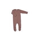 Lilano Baby Overall langarm mit Fu Wolle Seide UNI