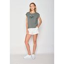 GREENBOMB Damen T-Shirt BIKE SEAGULLS Timid dirty olive