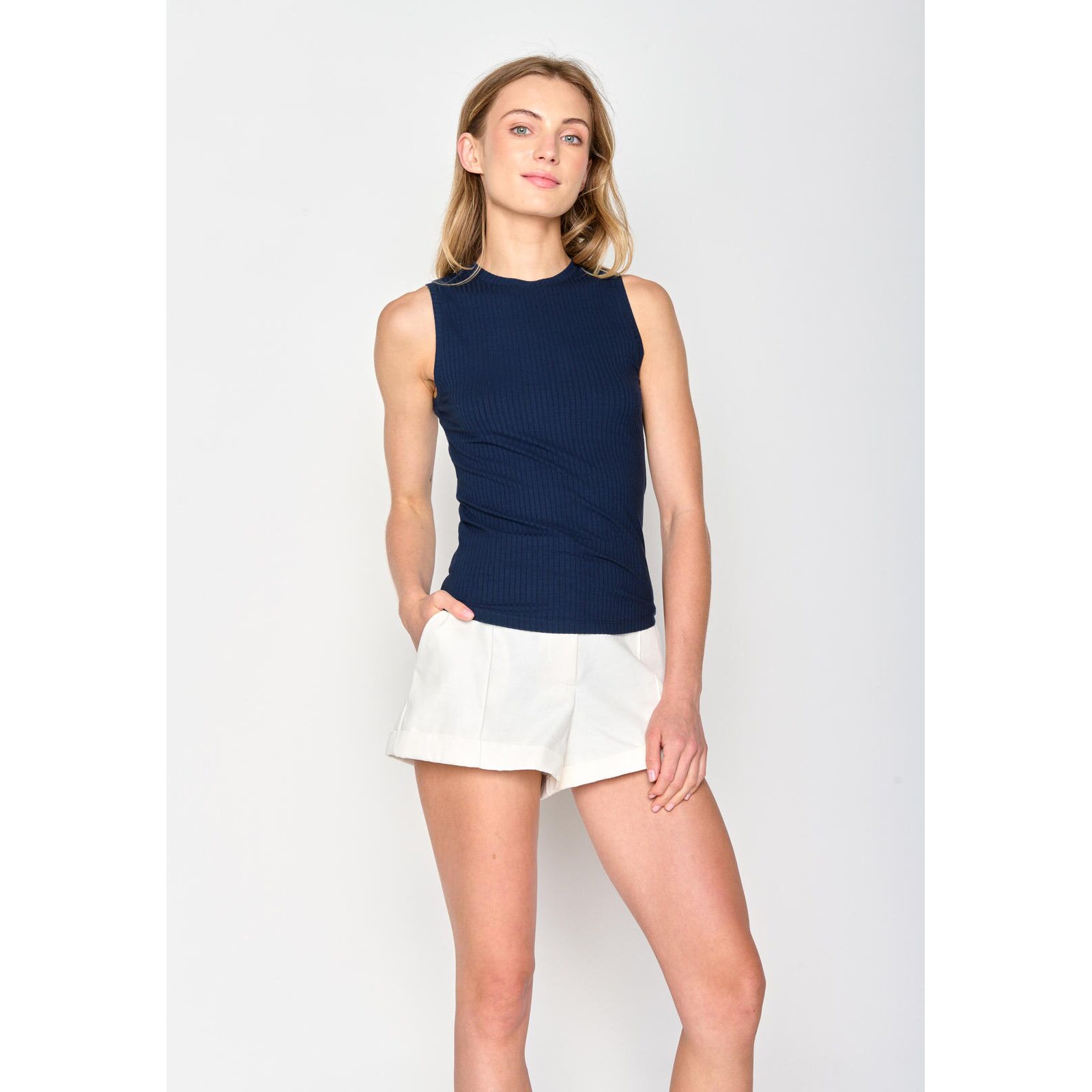 GREENBOMB Damen Top Few navy wash