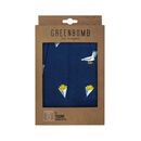 GREENBOMB Herren Boxershorts ANIMAL SEAGULL FRIES navy